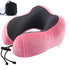 Memory Foam Neck Pillows Headrest Massage Cushion Travel Holiday Vacation Car Seat Rest Pad Neck Pillow Memory Foam Travel Office Car Embrace Cervical Pillow Cotton Neck Pillow Neck Pillow For Traveling Upgraded Travel Neck Pillow Travel Accessories