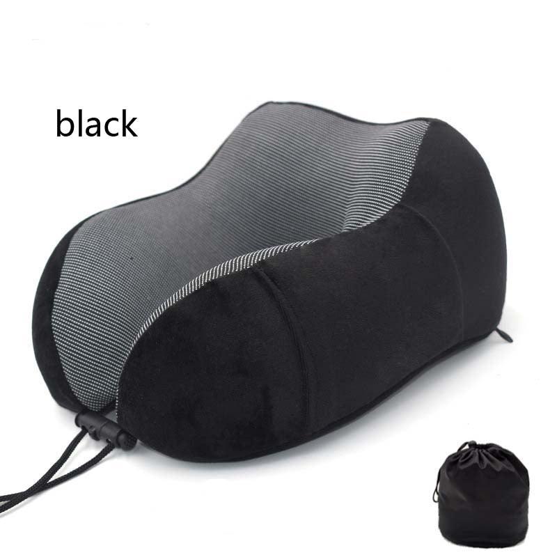 Memory Foam Neck Pillows Headrest Massage Cushion Travel Holiday Vacation Car Seat Rest Pad Neck Pillow Memory Foam Travel Office Car Embrace Cervical Pillow Cotton Neck Pillow Neck Pillow For Traveling Upgraded Travel Neck Pillow Travel Accessories