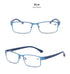 Men Blue Business Glasses Reading Glasses For Women Titanium Eye Glasses Male Hyperopia New  Glasses Frame Sunglasses For Ladies Eyewear Frame Sun Glasses For Women Men