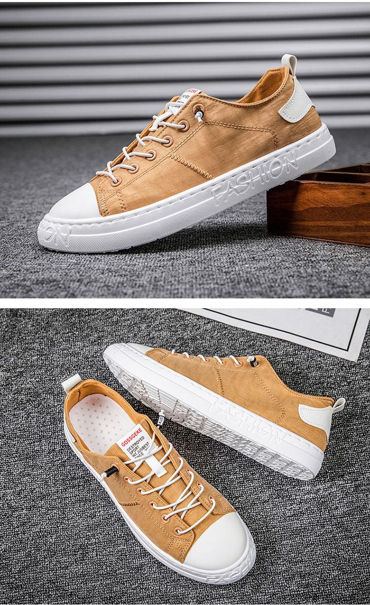 Men Casual Shoes Fashion Canvas Breathable Autumn Lace Up Comfortable Casual Shoes Outdoor Men Sneakers Womens Canvas Shoes Sneakers Low Top Tennis Shoes Casual Walking Shoes