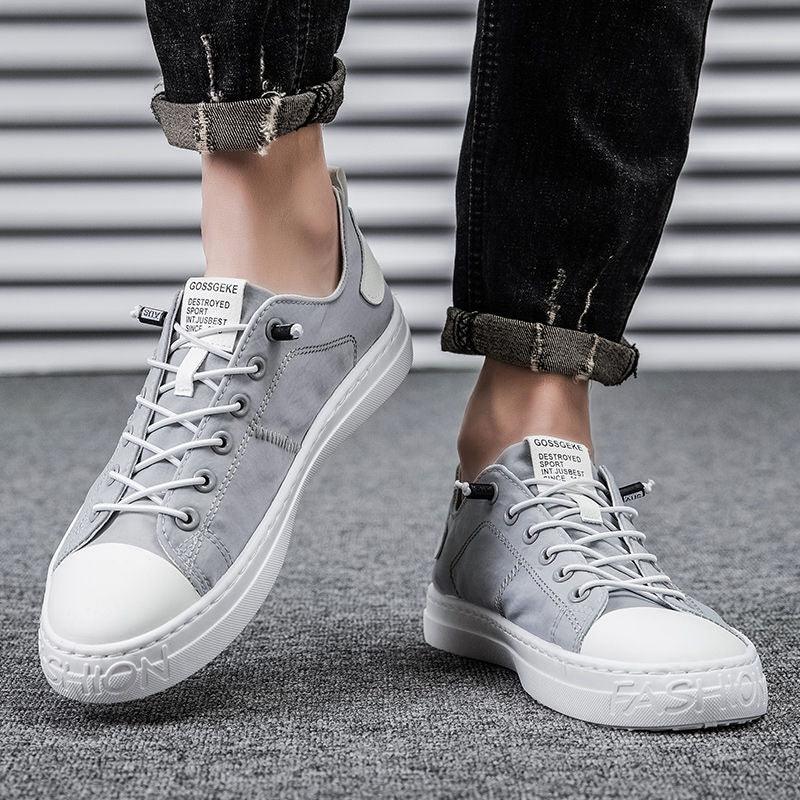 Men Casual Shoes Fashion Canvas Breathable Autumn Lace Up Comfortable Casual Shoes Outdoor Men Sneakers Womens Canvas Shoes Sneakers Low Top Tennis Shoes Casual Walking Shoes