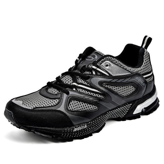 Men Classics Running Shoes Workout Split Mesh Sport Shoes Lace Up Outdoor Jogging Comfortable Mesh Running Mens Shoes Trainers Walking Sneakers