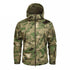 Men Green Autumn Camouflage Jacket Men's Lightweight Water-Resistant Jacket Tactical Clothing  Male Camouflage Windbreaker Breathable Outdoor Snow Jacket