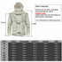 Men Green Autumn Camouflage Jacket Men's Lightweight Water-Resistant Jacket Tactical Clothing  Male Camouflage Windbreaker Breathable Outdoor Snow Jacket