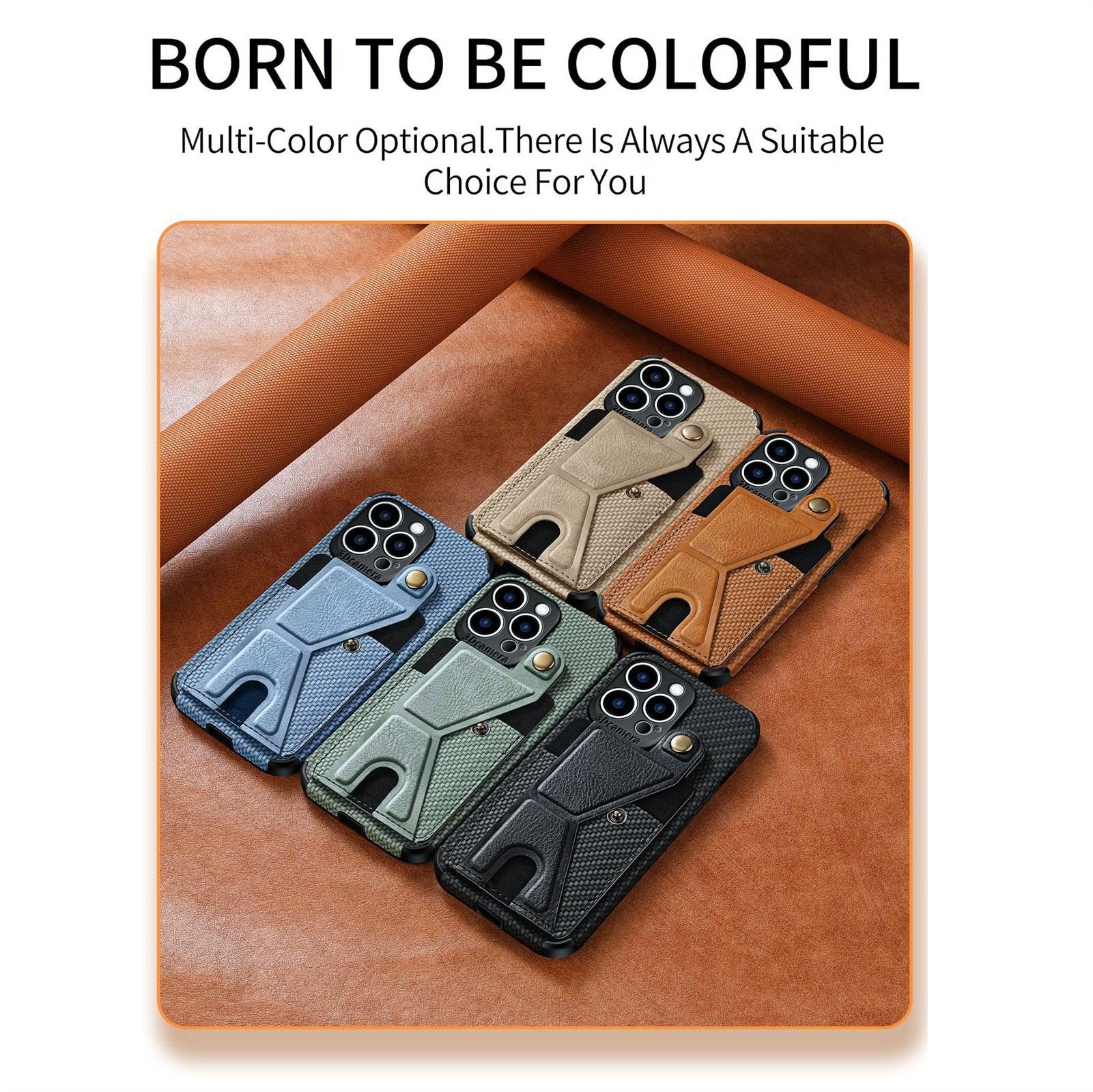 Men Green Wallet Flip Card Holder Phone Case For Iphone 13 12 Mini 14 11 Pro Xs Max Xr X Luxurious Leather Cover Mobile Phone Case With Card Compartment And Kickstand Elegant Iphone Magnetic Case