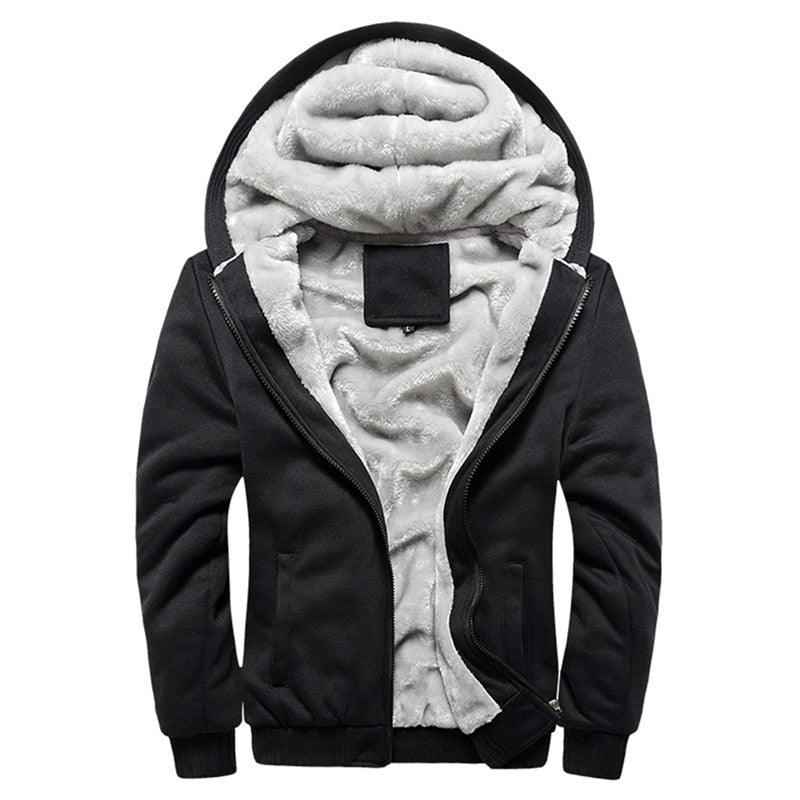 Men Hoodies Autumn Fashion Sweatshirt Men's Hoodie Jacket Hooded Jackets Winter Warm Coats Men's Heavyweight Winter Long Sleeves Sport Soft Sweatshirts