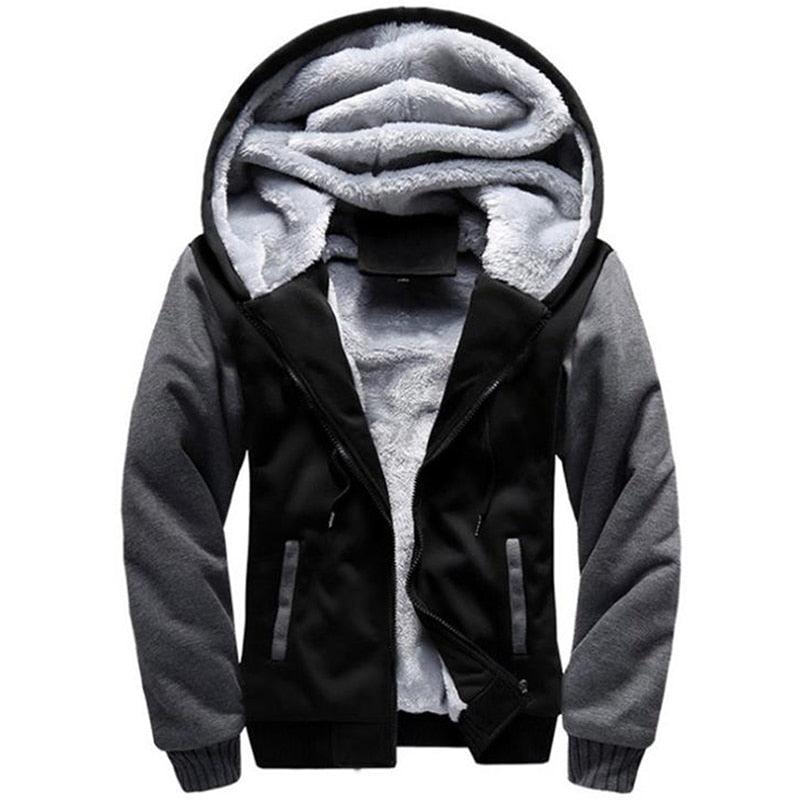 Men Hoodies Autumn Fashion Sweatshirt Men's Hoodie Jacket Hooded Jackets Winter Warm Coats Men's Heavyweight Winter Long Sleeves Sport Soft Sweatshirts