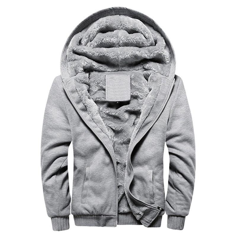 Men Hoodies Autumn Fashion Sweatshirt Men's Hoodie Jacket Hooded Jackets Winter Warm Coats Men's Heavyweight Winter Long Sleeves Sport Soft Sweatshirts