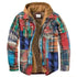 Men's Autumn Winter Jacket Plaid Hooded Long Sleeve Basic Casual Shirt Jackets  Men's Long Sleeve Soft Warm Jacket With Hood Hooded Shirt Jacket Soft Long Sleeve Outdoor Clothes For Men