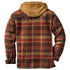 Men's Autumn Winter Jacket Plaid Hooded Long Sleeve Basic Casual Shirt Jackets  Men's Long Sleeve Soft Warm Jacket With Hood Hooded Shirt Jacket Soft Long Sleeve Outdoor Clothes For Men