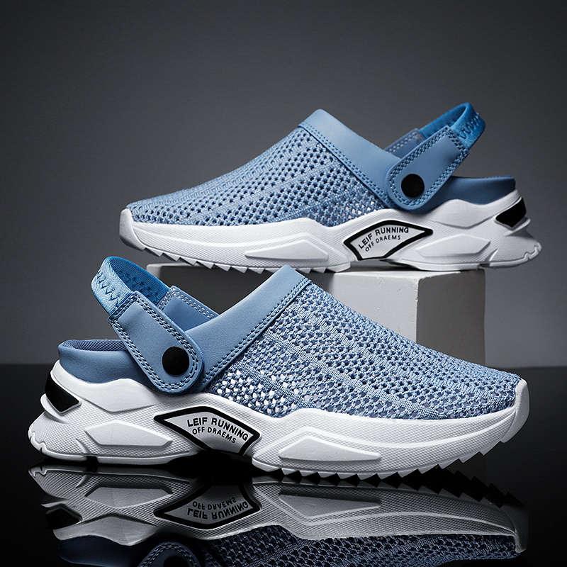 Men's Casual Shoes Rubber Flip Flops Slippers Home Beach Sandals Man Shoes Tennis Fitness Fashion Summer Clogs Sandals Shoes Breathable Beach Walking Slippers Shoes