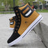 Men's High Top Sneakers Breathable Street Sports Shoes Hip Hop Trendy Style Casual Shoes Fashion Sneakers Breathable Comfort Walking Mens Sneakers