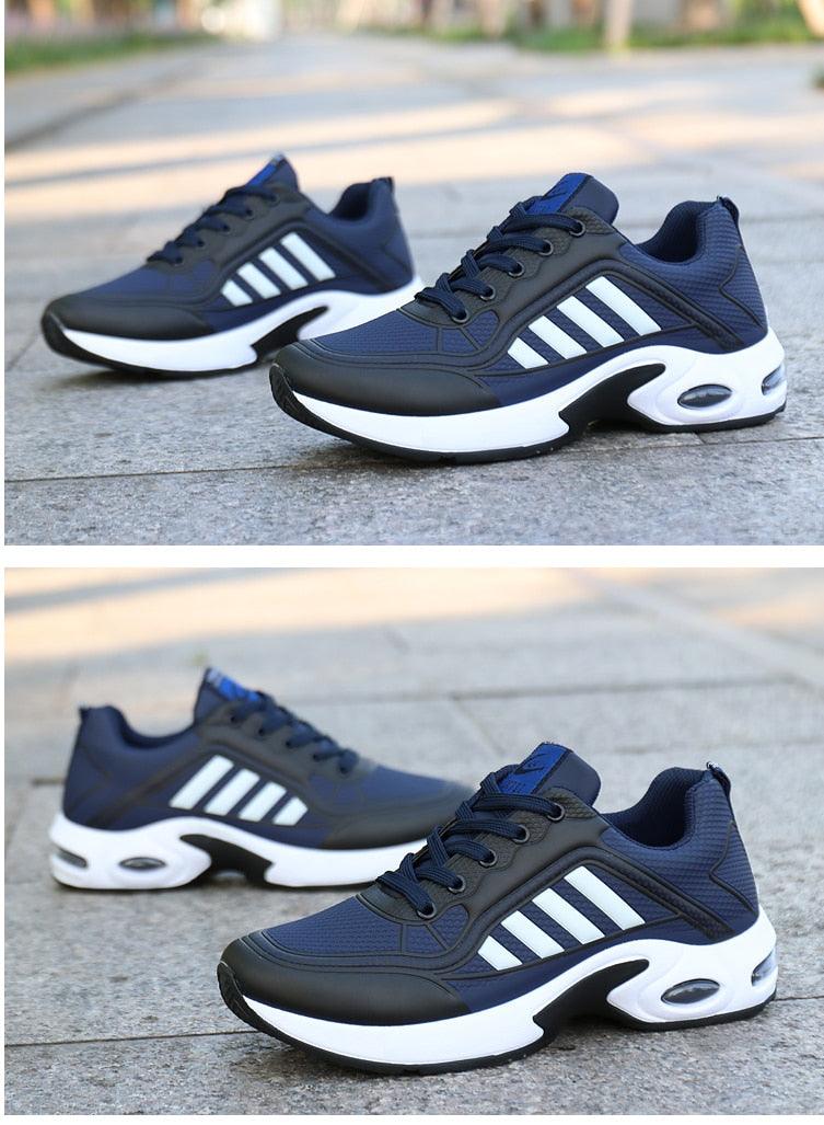 Men's Leather Autumn Shoes Casual Sneakers Tennis Fashion White Trainers Sneakers Casual Leather Fashion Sneakers Breathable Sports Running Sneakers - STEVVEX Shoes - 105, Air Mesh Sneakers, Athletic Sneakers, Blue Sneakers, Elegant Mens Sneakers, Fashion Men Sneakers, Men Sneakers, Men's Strong Sneakers, Mens Gym Sneakers, Mens Sport Sneakers, Running Sneakers, Shoes, Sneakers, Sport Boys Sneakers, Sport Mens Sneakers, Sport Sneakers - Stevvex.com