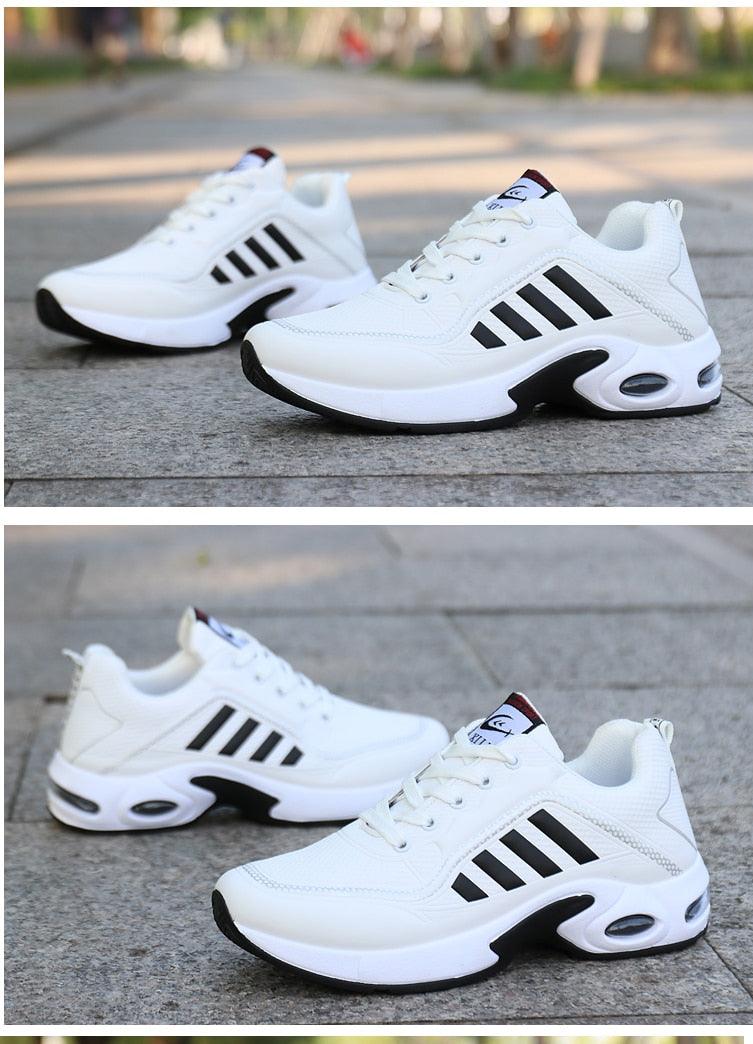 Men's Leather Autumn Shoes Casual Sneakers Tennis Fashion White Trainers Sneakers Casual Leather Fashion Sneakers Breathable Sports Running Sneakers - STEVVEX Shoes - 105, Air Mesh Sneakers, Athletic Sneakers, Blue Sneakers, Elegant Mens Sneakers, Fashion Men Sneakers, Men Sneakers, Men's Strong Sneakers, Mens Gym Sneakers, Mens Sport Sneakers, Running Sneakers, Shoes, Sneakers, Sport Boys Sneakers, Sport Mens Sneakers, Sport Sneakers - Stevvex.com