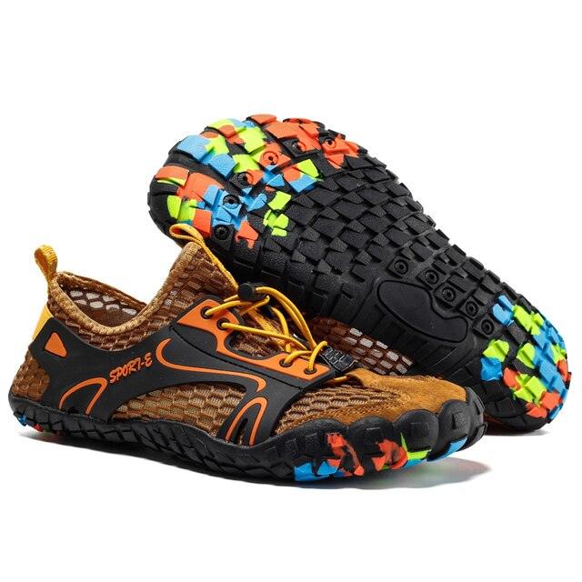 Men's Non-Slip Hiking Climbing Water Sports Shoes Beach Barefoot Surfing Shoes Outdoor River Upstream Quick Dry Barefoot Beach Sneakers Swim Boating Fishing Yoga Gym - STEVVEX Shoes - 107, Beach Men Shoes, Breathable Men Shoes, Breathable Sneakers, Climbing Shoes, Fishing Shoes, Hiking Mens Shoes, Men Casual Shoes, Men Shoes, Mens Beach Sneakers, Mens Sport Sneakers, Non-Slip Shoes, River Shoes, Shoes, Soft Shoes, Sport Mens Shoes, Strong Mens Shoes, Surfing Shoes, Water Sports Shoes - Stevvex.com