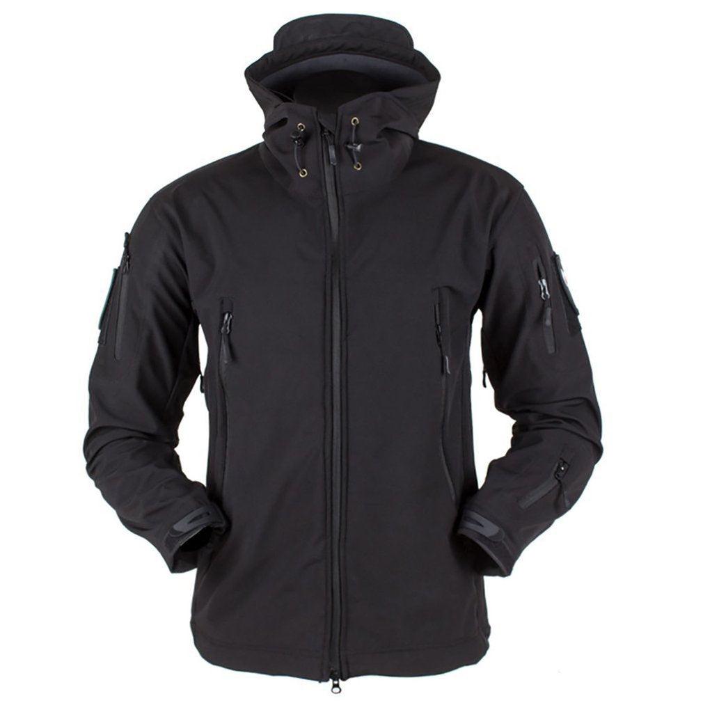 Men's Outdoor Soft Fleece Jacket Men's And Women's Jacket Unique Jackets For Men Windproof  Waterproof Breathable Jacket Thermal Hooded Tactical Jacket Outdoor Camouflage Fleece Hooded Coat