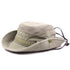 Men's Outdoor Traveling Cap Summer Mesh Breathable Retro Cotton Bucket Hat Unisex Adult High Quality Hat Jungle Fishing Hats Novelty Dad's Beach Cap Bucket Hat For Fishing Summer Adjustable Hat