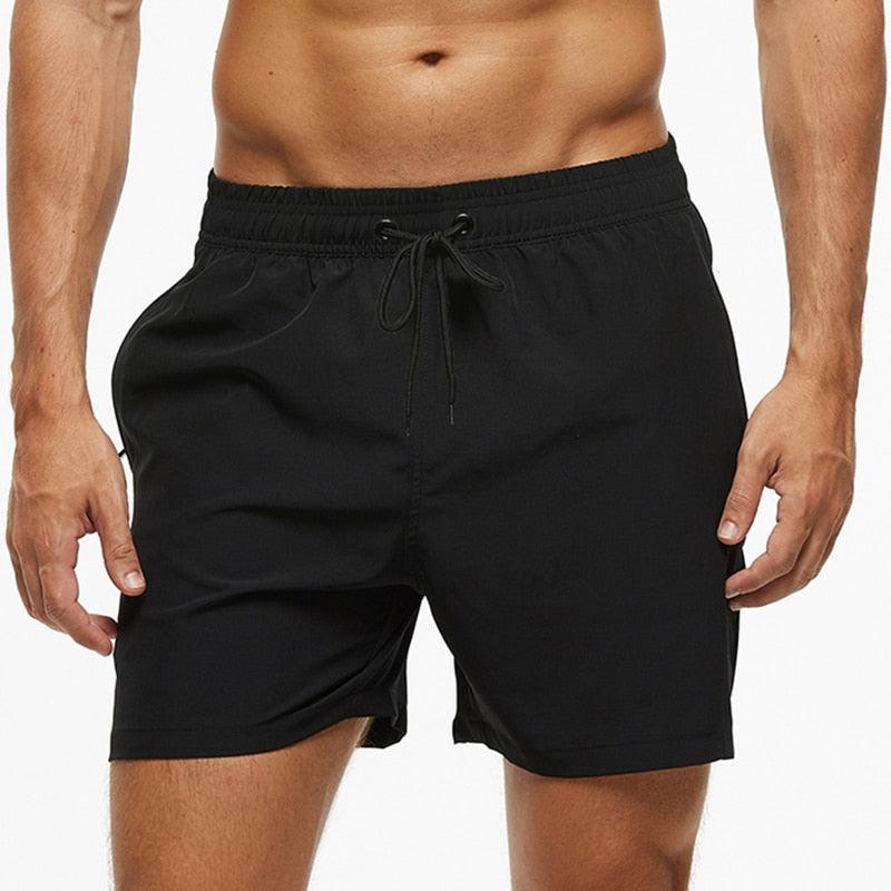 Men's Stretch Swim Trunks Quick Dry Beach Shorts With Zipper Pockets and Mesh Lining  Men's Swim Trunks Quick Dry Beach Shorts with Pockets Swimsuits for Men