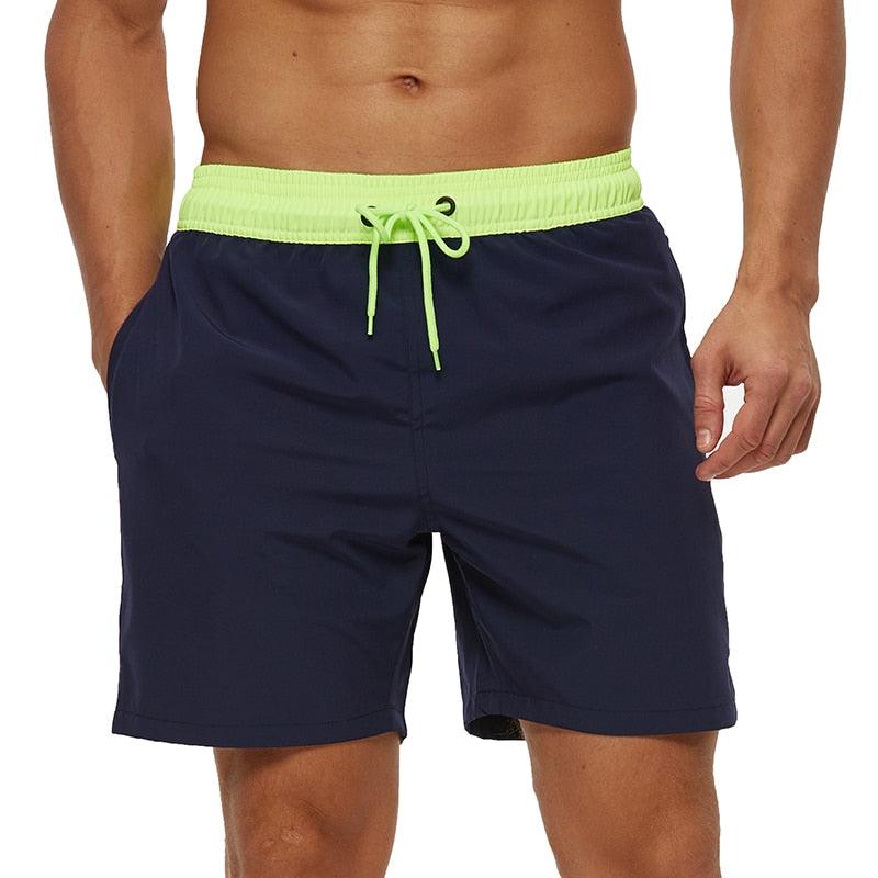 Men's Stretch Swim Trunks Quick Dry Beach Shorts With Zipper Pockets and Mesh Lining  Men's Swim Trunks Quick Dry Beach Shorts with Pockets Swimsuits for Men