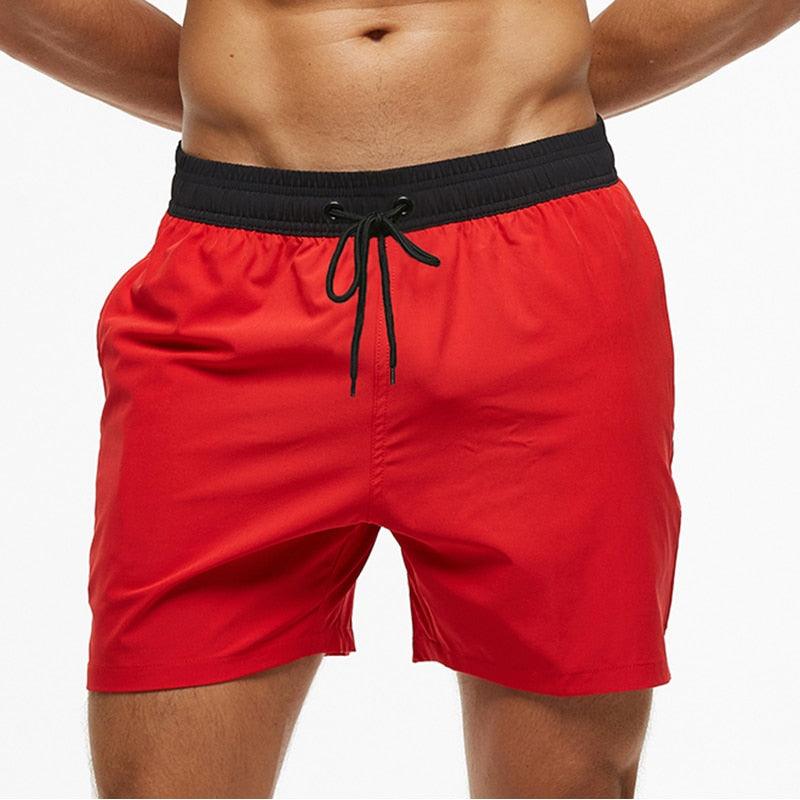 Men's Stretch Swim Trunks Quick Dry Beach Shorts With Zipper Pockets and Mesh Lining  Men's Swim Trunks Quick Dry Beach Shorts with Pockets Swimsuits for Men