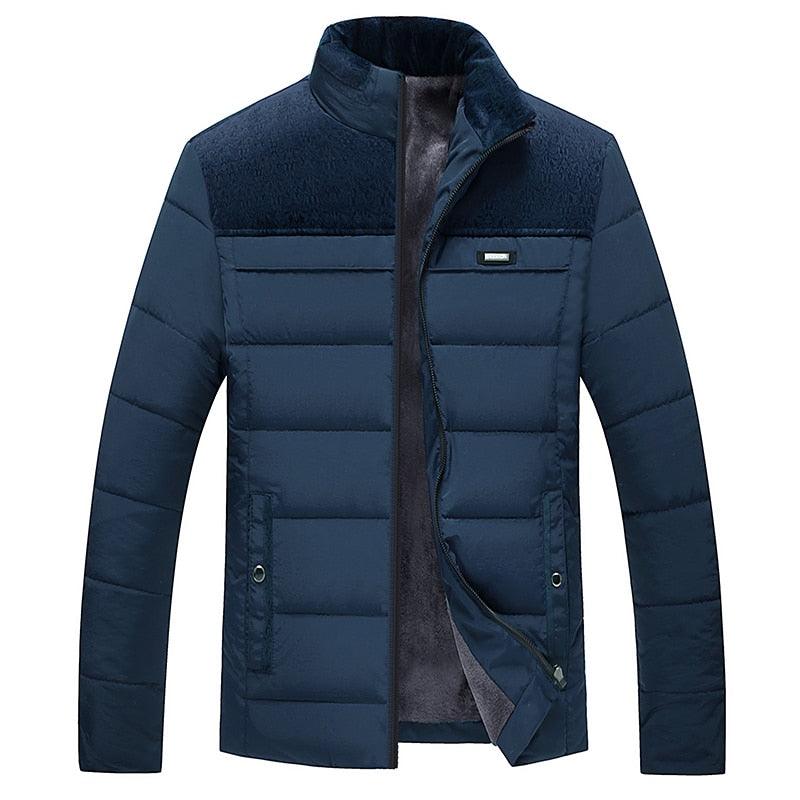 Men's Warm Winter Jacket Men's Casual Jacket Spring Autumn Fashion Jacket Comfortable Warm Thick Padded Jacket For Men Outdoor Adventure Jacket