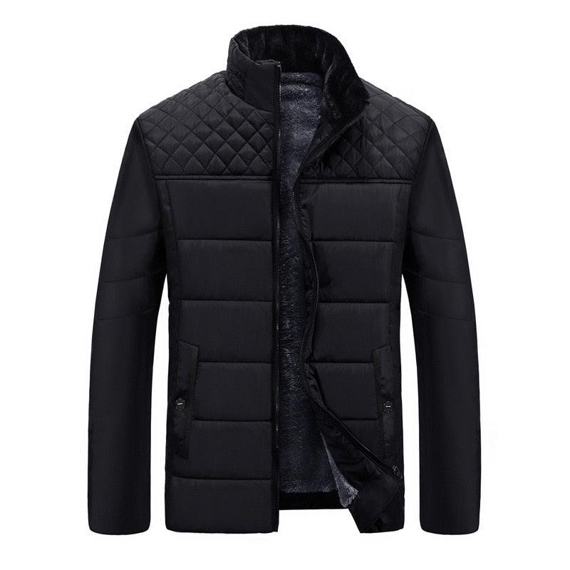 Men's Warm Winter Jacket Men's Casual Jacket Spring Autumn Fashion Jacket Comfortable Warm Thick Padded Jacket For Men Outdoor Adventure Jacket