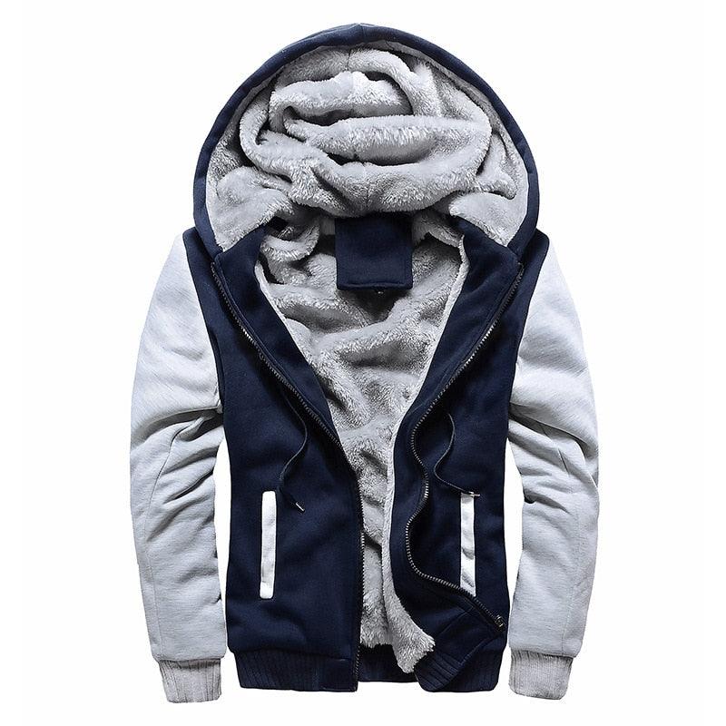 Men's Winter Jacket Camouflage Thick Warm Jackets Hooded Long Sleeve Jacket Man Casual Hoodies Men Winter Sweatshirt Warm Soft Jacket Men's Clothing Heavyweight Jacket Ideal Gift For Friends