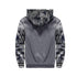 Men's Winter Jacket Camouflage Thick Warm Jackets Hooded Long Sleeve Jacket Man Casual Hoodies Men Winter Sweatshirt Warm Soft Jacket Men's Clothing Heavyweight Jacket Ideal Gift For Friends