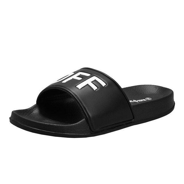 Men Slippers Unisex Bathroom Home Slides Male Couple Beach Sandals Fashion House Shoes Non-slip Flip Flops Mens Bathroom Pool Non-Slip Quick Drying Fashion Slippers