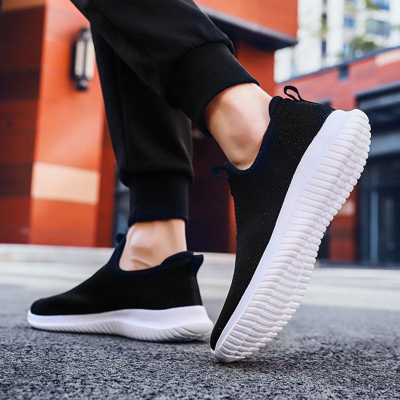 Men Sneakers Lightweight Casual  Slip On Walking Socks Sneakers Trainers Mesh Flat Breathable Summer Walking Beach Mesh Shoes Comfortable Mesh Athletic Espadrilles