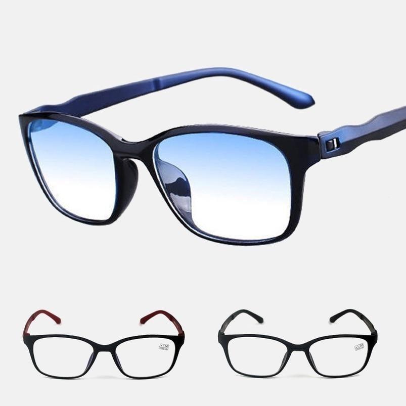 Men Stylish And Luxury Anti Blue Rays Eyeglasses Reading Eye Protection Glasses Antifatigue Computer Eyewear With Diopter +1.5 +2.0 +2.5 +3.0 +3.5 +4.0