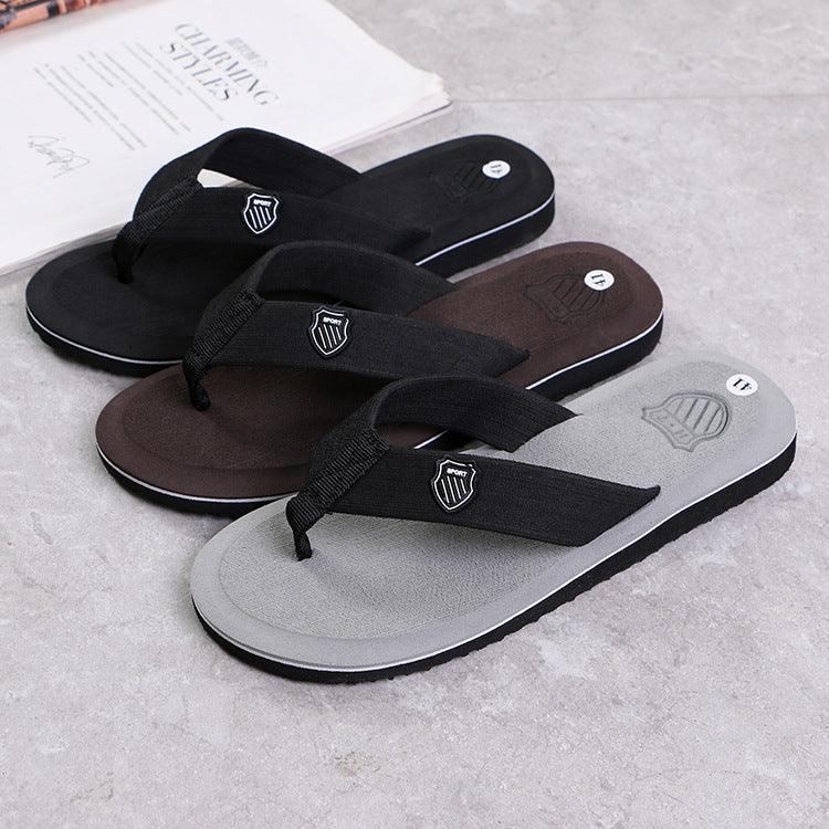 Men Summer Flip Flops Beach Sandals Anti-slip Casual Flat Shoes High Quality Slippers Flip Flops For Women Yoga Mat Comfortable Beach Thong Sandals With Arch Support