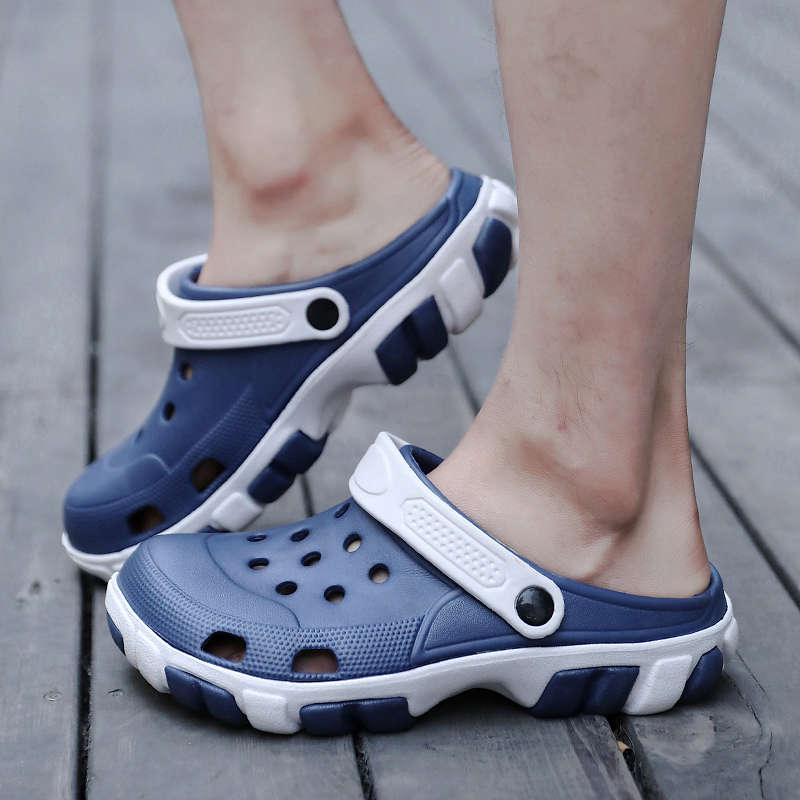 Men Summer Flip Flops Slippers Beach Sandals Flats Shoes Mens Garden Clogs Sports Sandals Outdoor Arch Support Clogs Garden Shoes Slip-on Beach Women Slippers