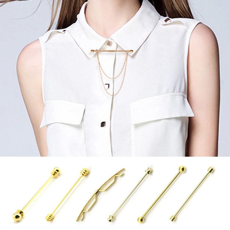 Men Unique Tassel Neck Tie Collar Pin Clip Ties Lapel Pins And Brooches Luxury Tie Collar Pin Shirt Clip Collar Lapel Brooch Women Accessories Gifts For Men Brooch Luxury Jewelry