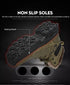 Men Winter Snow Boots Waterproof Leather Outdoor Hiqh Quality Boots Training Boots Non-Slip Warm Waterproof Mid Calf Shoes Outdoor Hiking Climbing Full Fur Lined Design