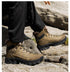 Men Winter Snow Boots Waterproof Leather Outdoor Hiqh Quality Boots Training Boots Non-Slip Warm Waterproof Mid Calf Shoes Outdoor Hiking Climbing Full Fur Lined Design