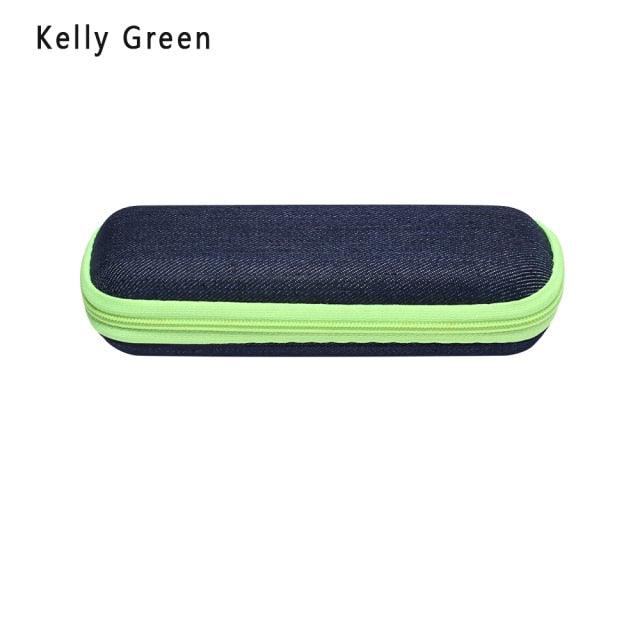 Men Women Leather Eye Glasses Case Fashion Unisex Hard Shell Protector Reading Eyewear Case Sunglasses Pouch Hard Shell Eyeglass Case For Reading Glasses Spectacles Small Sunglasses Pocket Size Cases