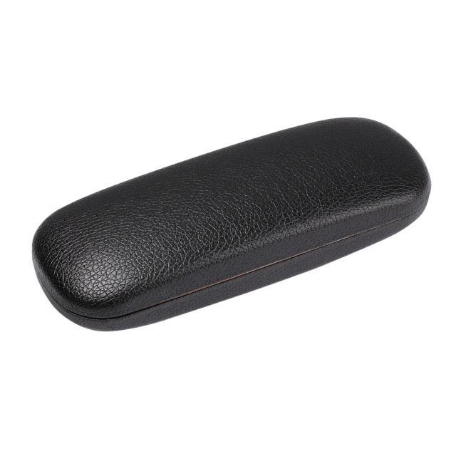 Men Women Leather Eye Glasses Case Fashion Unisex Hard Shell Protector Reading Eyewear Case Sunglasses Pouch Hard Shell Eyeglass Case For Reading Glasses Spectacles Small Sunglasses Pocket Size Cases