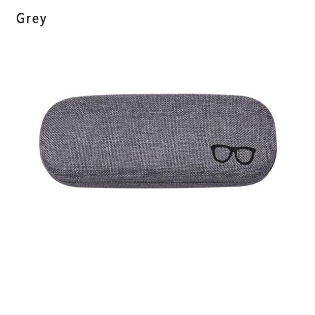 Men Women Leather Eye Glasses Case Fashion Unisex Hard Shell Protector Reading Eyewear Case Sunglasses Pouch Hard Shell Eyeglass Case For Reading Glasses Spectacles Small Sunglasses Pocket Size Cases