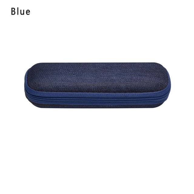 Men Women Leather Eye Glasses Case Fashion Unisex Hard Shell Protector Reading Eyewear Case Sunglasses Pouch Hard Shell Eyeglass Case For Reading Glasses Spectacles Small Sunglasses Pocket Size Cases