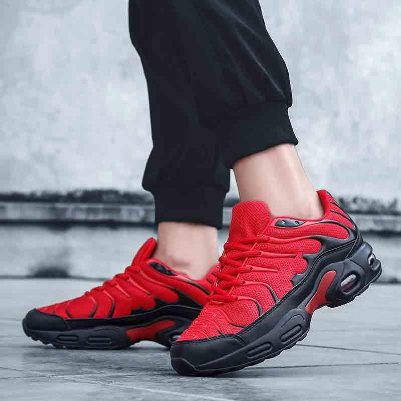 Mens  Air Cushion Mesh Breathable Running Shoes Outdoor Sports Athletic Walking Workout Sneakers Fashion Sport Gym Jogging Tennis Fitness Sneaker