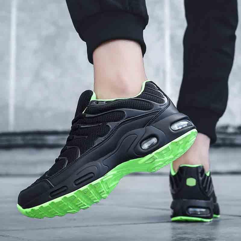 Mens  Air Cushion Mesh Breathable Running Shoes Outdoor Sports Athletic Walking Workout Sneakers Fashion Sport Gym Jogging Tennis Fitness Sneaker