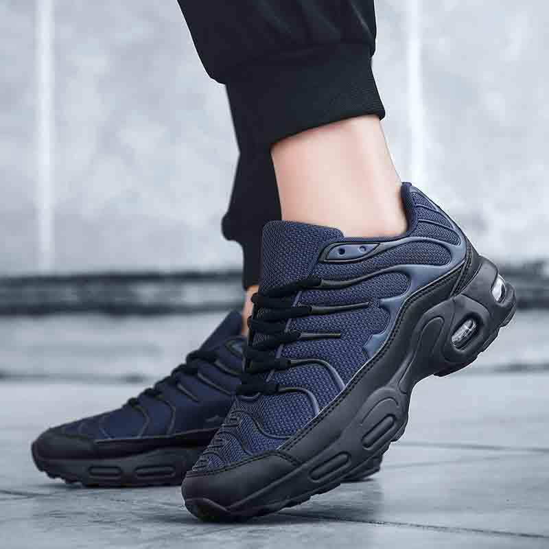 Mens  Air Cushion Mesh Breathable Running Shoes Outdoor Sports Athletic Walking Workout Sneakers Fashion Sport Gym Jogging Tennis Fitness Sneaker