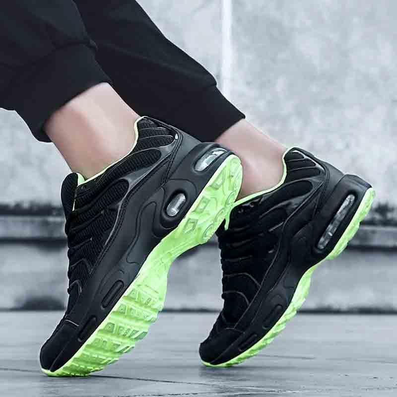 Mens  Air Cushion Mesh Breathable Running Shoes Outdoor Sports Athletic Walking Workout Sneakers Fashion Sport Gym Jogging Tennis Fitness Sneaker