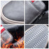 Mens Casual Winter Warm Ankle Boots Fashion Snow Boots Outdoor Footwear Black Sneakers Men's Leather Lined Warm Anti-slip Outdoor Work Shoes