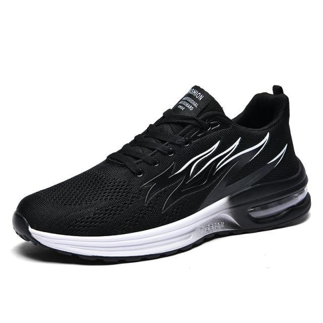 Mens Fashion Sneakers Air Cushion Mesh Running Shoes Women Footwear Mens Casual Sport Shoes Casual Sports Tennis Road Sneakers For Walking Gym Jogging Training Fitness