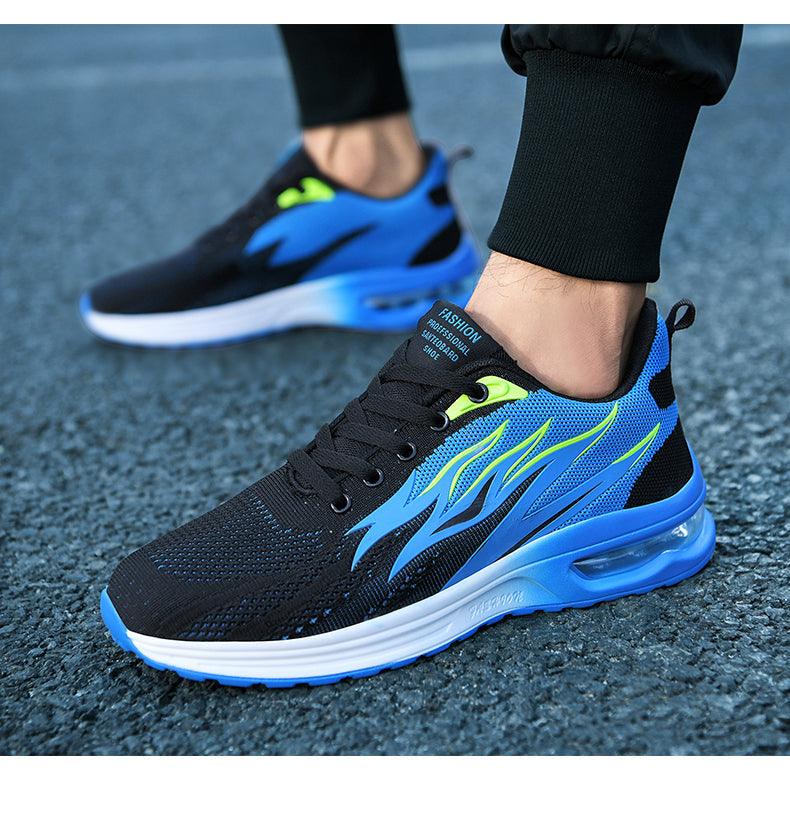 Mens Fashion Sneakers Air Cushion Mesh Running Shoes Women Footwear Mens Casual Sport Shoes Casual Sports Tennis Road Sneakers For Walking Gym Jogging Training Fitness