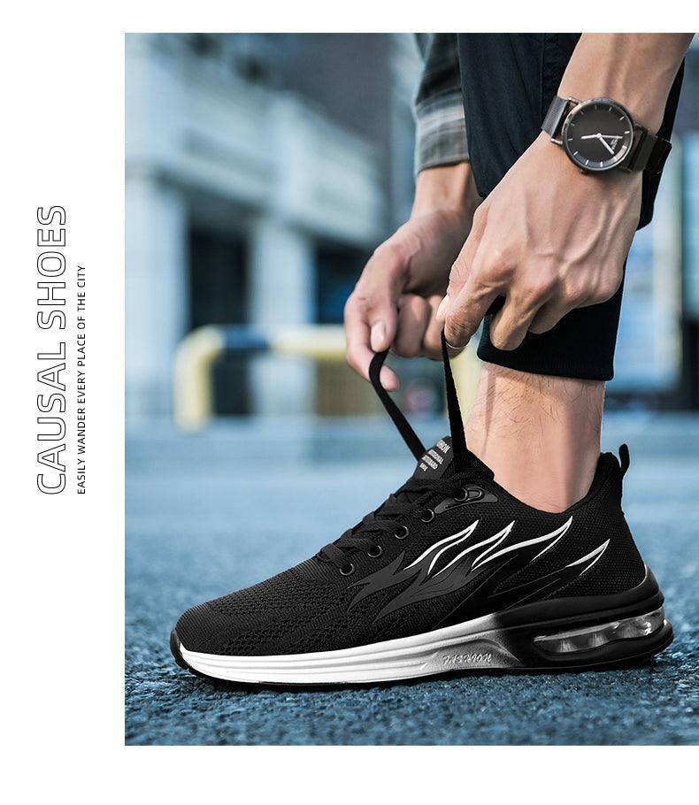 Mens Fashion Sneakers Air Cushion Mesh Running Shoes Women Footwear Mens Casual Sport Shoes Casual Sports Tennis Road Sneakers For Walking Gym Jogging Training Fitness