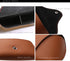 Mens Leather Eyewear Cases Cover For Sunglasses Eyeglasses Case Mens Reading Glasses Box With Metal Buckle Eyewear Cases Durable Soft Sunglasses Pouch Case For Men Horizontal Eyeglass Case Leather Design