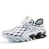 Mens Lightweight Breathable White Sneakers Casual Spring New Fashion Comfortable Walking  Slip-On Sneakers Breathable Fashion Athletic Gym Casual Tennis Sneakers Modern Design Shoes
